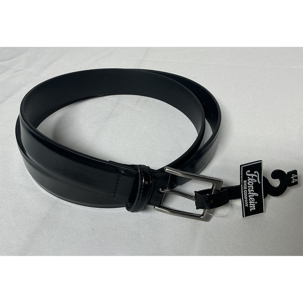 Florsheim Shoe Company Men's Brown Leather Belt Made in Mexico Size 44 NEW